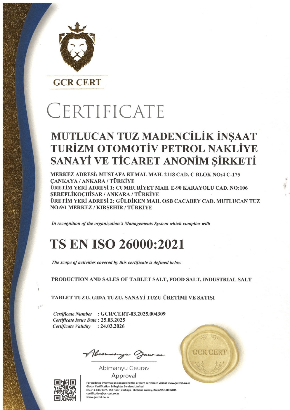TS EN ISO 26000:2021